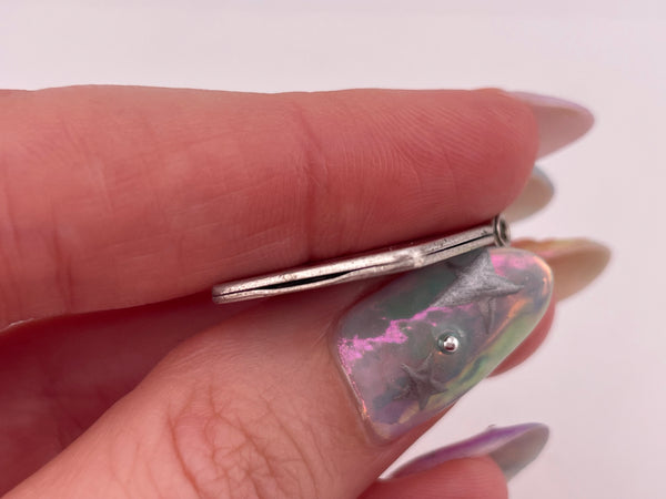 sterling silver 'Marion' diary pendant ***Opens***