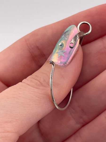 sterling silver new old stock charm holder pendant