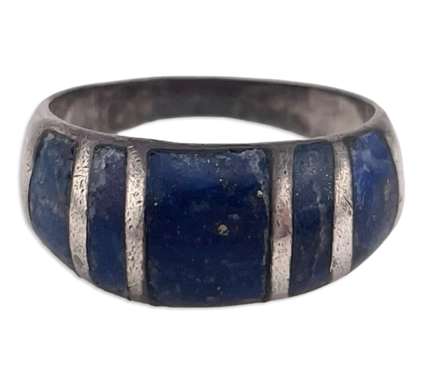size 6.25 sterling silver sodalite ring