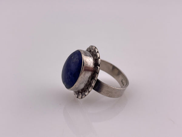 size 6.25 sterling silver lapis ring