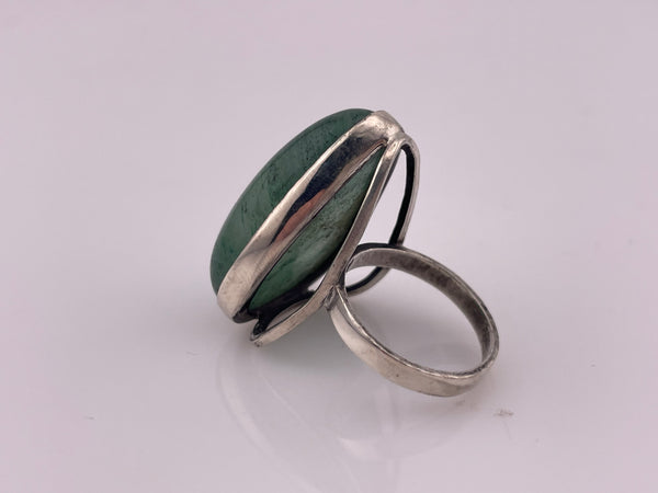 size 5 sterling silver aventurine ring