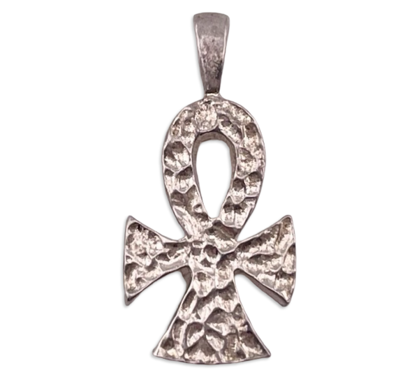 sterling silver Ankh cross pendant