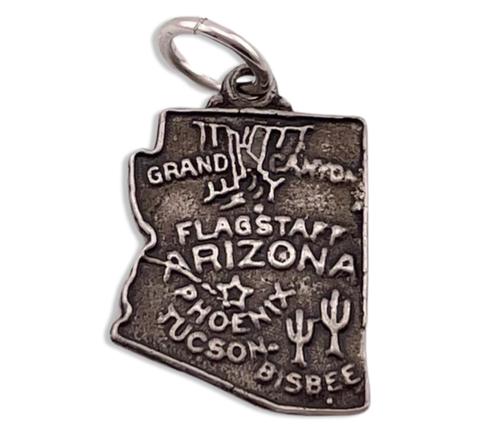 sterling silver Arizona pendant