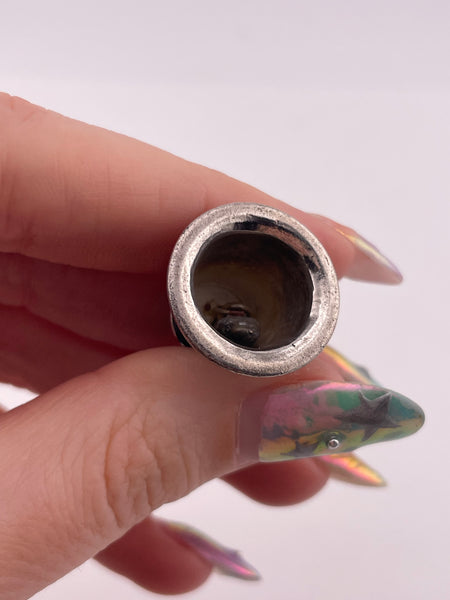 sterling silver bell pendant