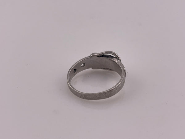 size 6.75 sterling silver belt ring