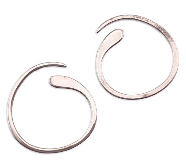 sterling silver Boma small threader earrings