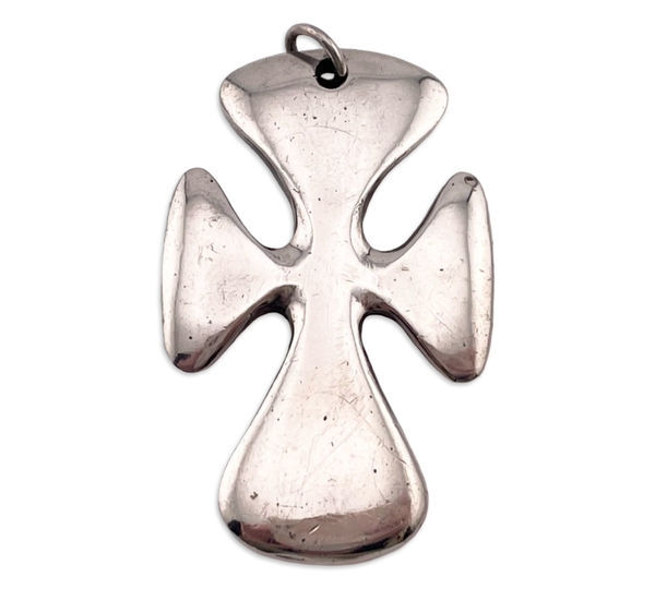 sterling silver James Avery large cross pendant