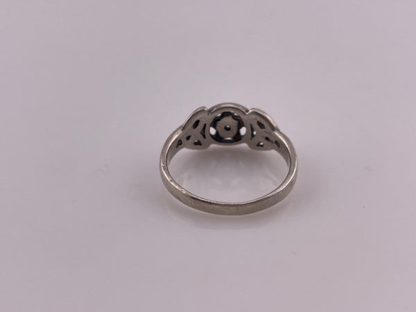 size 7 sterling silver pentacle pentagram star ringring