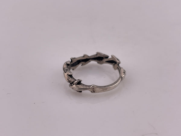 size 6.75 sterling silver Kabana dolphin ring