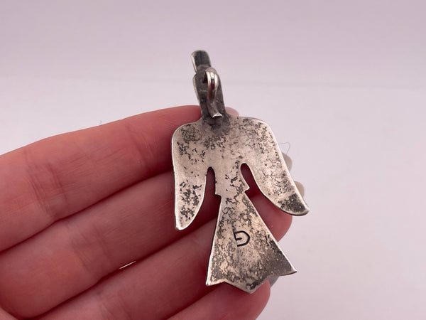 sterling silver peyote bird pendant ***AS IS***
