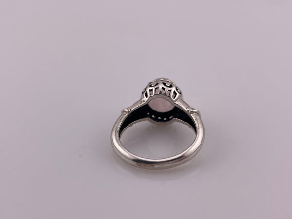 size 6.75 sterling silver quartz ring