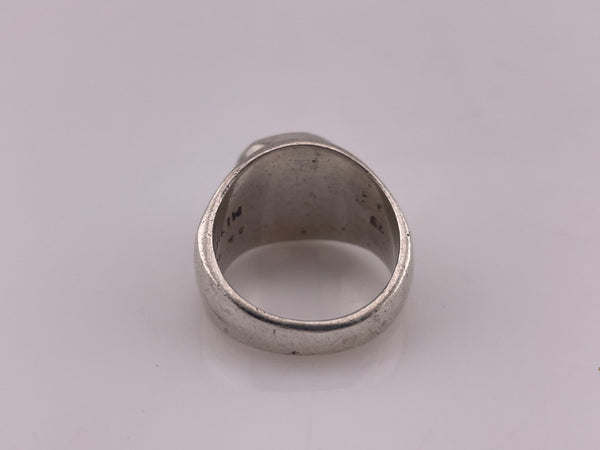 size 5.75 sterling silver stabilized turquoise ring