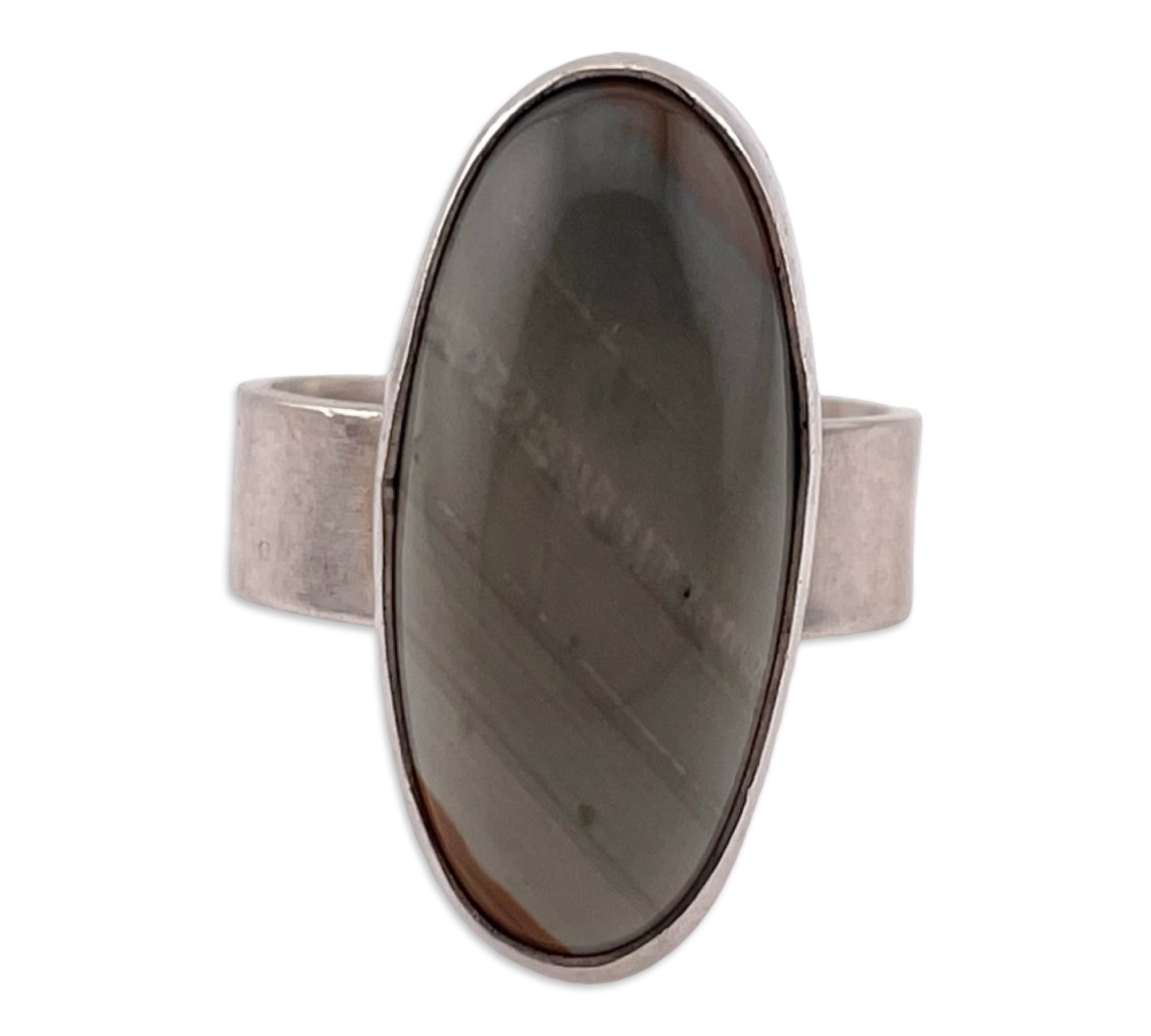 size 7.75 sterling silver jasper ring