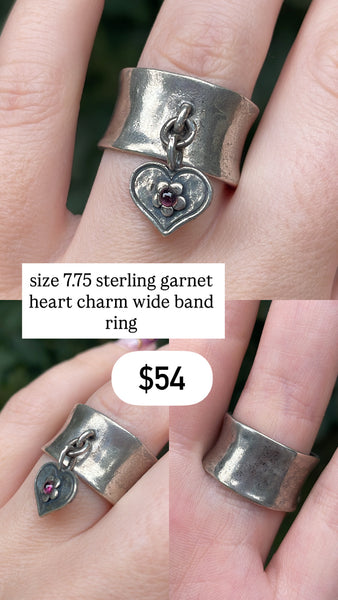 RESERVED PRIVATE LISTING -- sterling silver rings x 3 A3