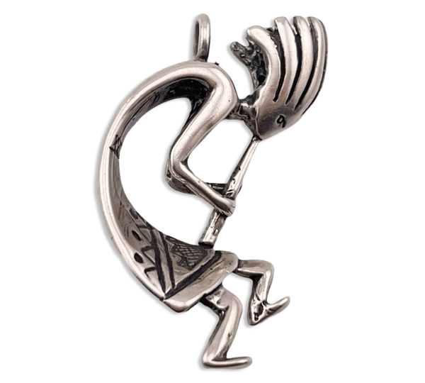 sterling silver Kokopelli pendant