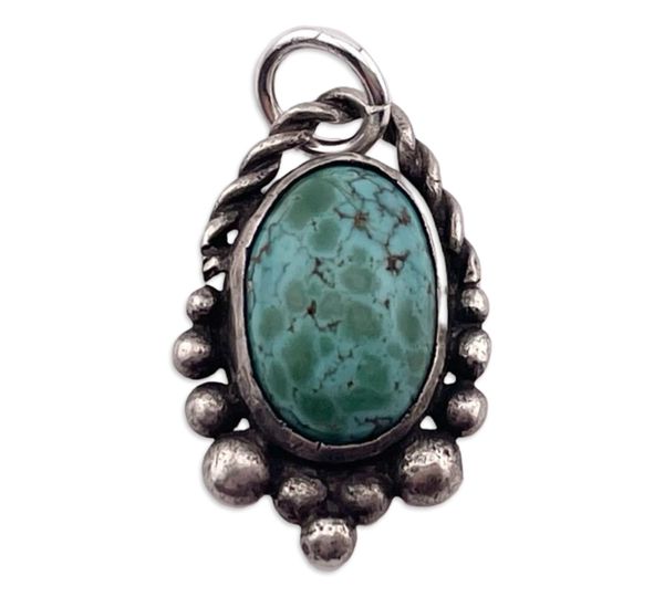 sterling silver turquoise pendant