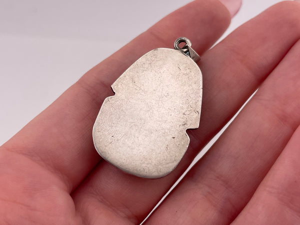 sterling silver King Tut Pharaoh pendant