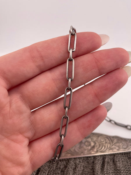 sterling silver 211 gram etched floral mesh purse bag