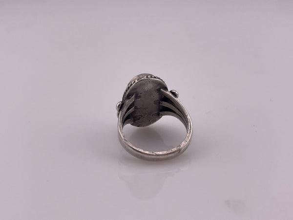 size 5.25 sterling silver turquoise ring