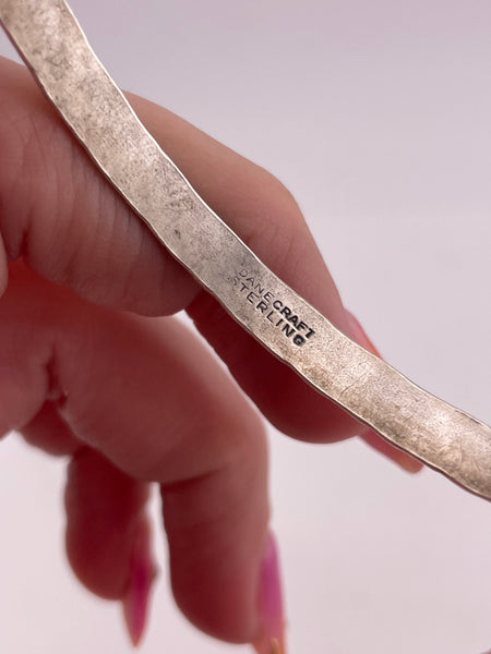 sterling silver 8" Danecraft bangle bracelet