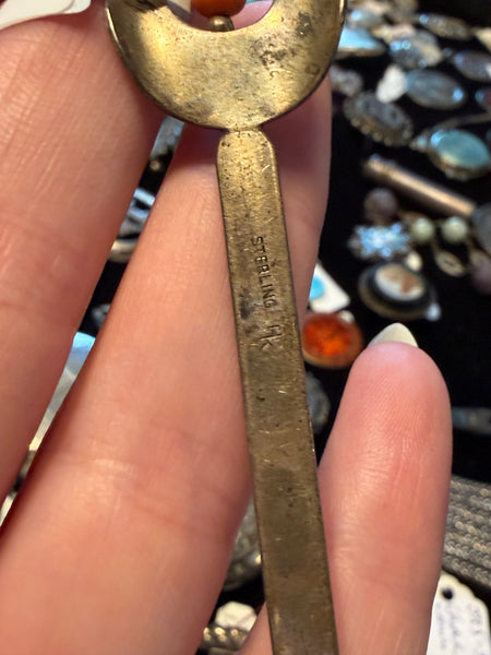 RESERVED PRIVATE LISTING -- sterling silver hair pin B9