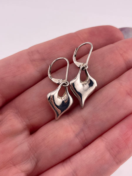 sterling silver Robert Lee Morris RLM Studio stoneless dangle earrings