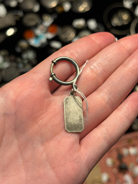 RESERVED PRIVATE LISTING -- sterling silver oversized clasp B12