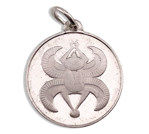 sterling silver 'the Assyrian scarab' pendant