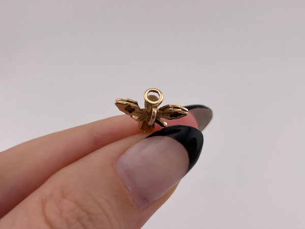 10k gold angel charm pendant