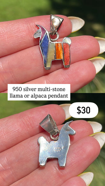 RESERVED PRIVATE LISTING -- sterling silver earrings x 2 and pendants x 2 C5
