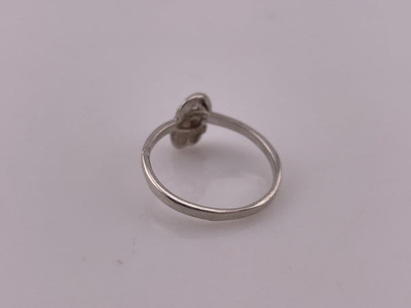 size 7.75 sterling silver stoneless design ring