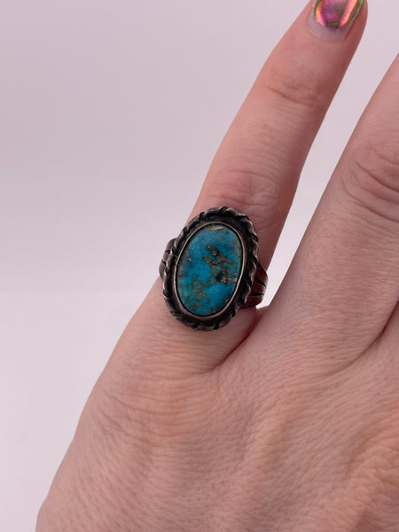 size 5 sterling silver turquosie ring