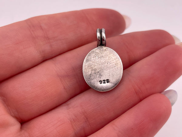 sterling silver mother of pearl pendant