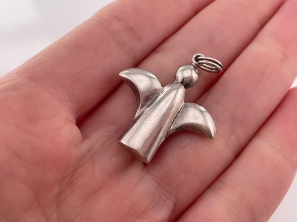 sterling silver angel pendant