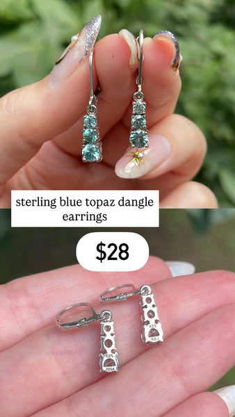 RESERVED PRIVATE LISTING -- sterling silver earrings x 2 A2