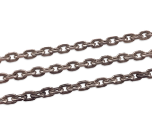 sterling silver 20-1/4" cable link chain necklace