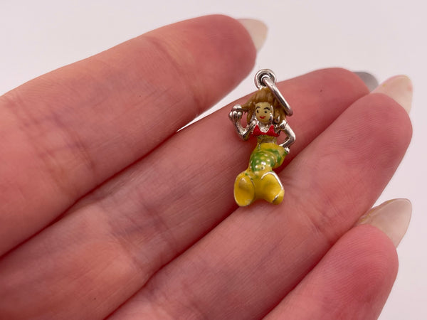 sterling silver mermaid pendant