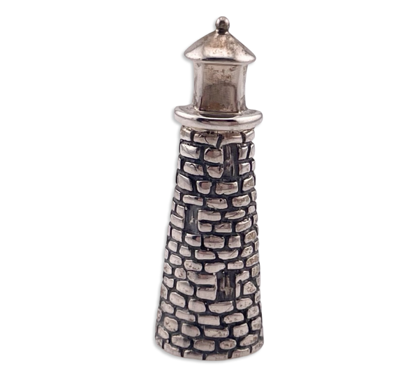 sterling silver Breakell artisan lighthouse brooch pin