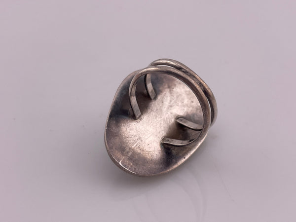 size 7.5 sterling silver turquoise ring