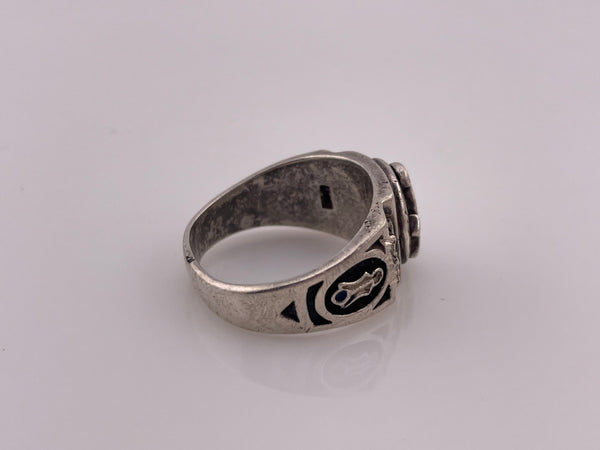 size 11.75 sterling silver Masonic ring