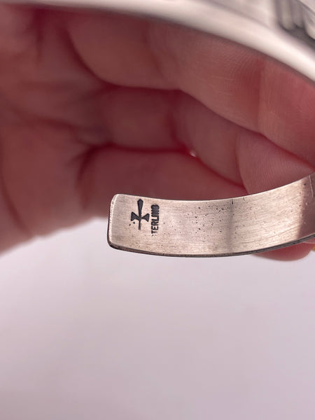 sterling silver storyteller cuff bracelet
