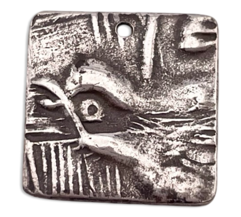 sterling silver bird pendant