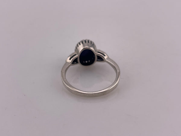 size 7 sterling silver lapis ring