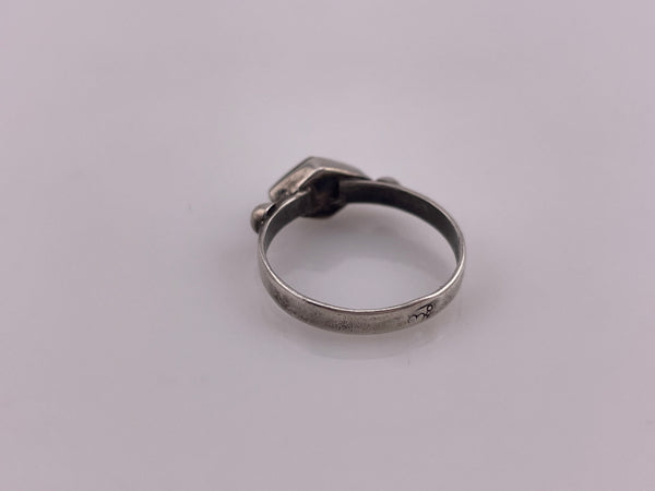 size 6.5 sterling silver chrysocolla ring