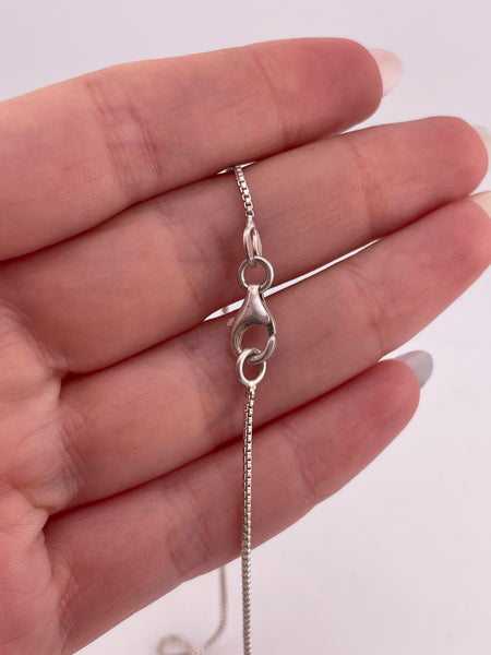 sterling silver 17" triple heart necklace