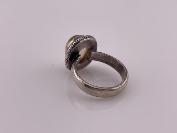 size 7 sterling silver citrine ring