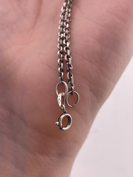 sterling silver multi-amber pendant necklace