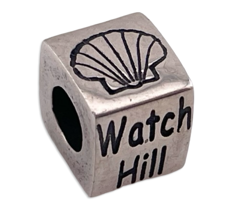 sterling silver Watch Hill souvenir bead pendant