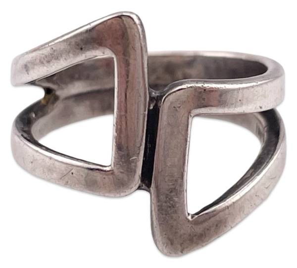 size 6.25 sterling silver stoneless ring