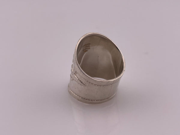 size 4.5 sterling silver tree ring